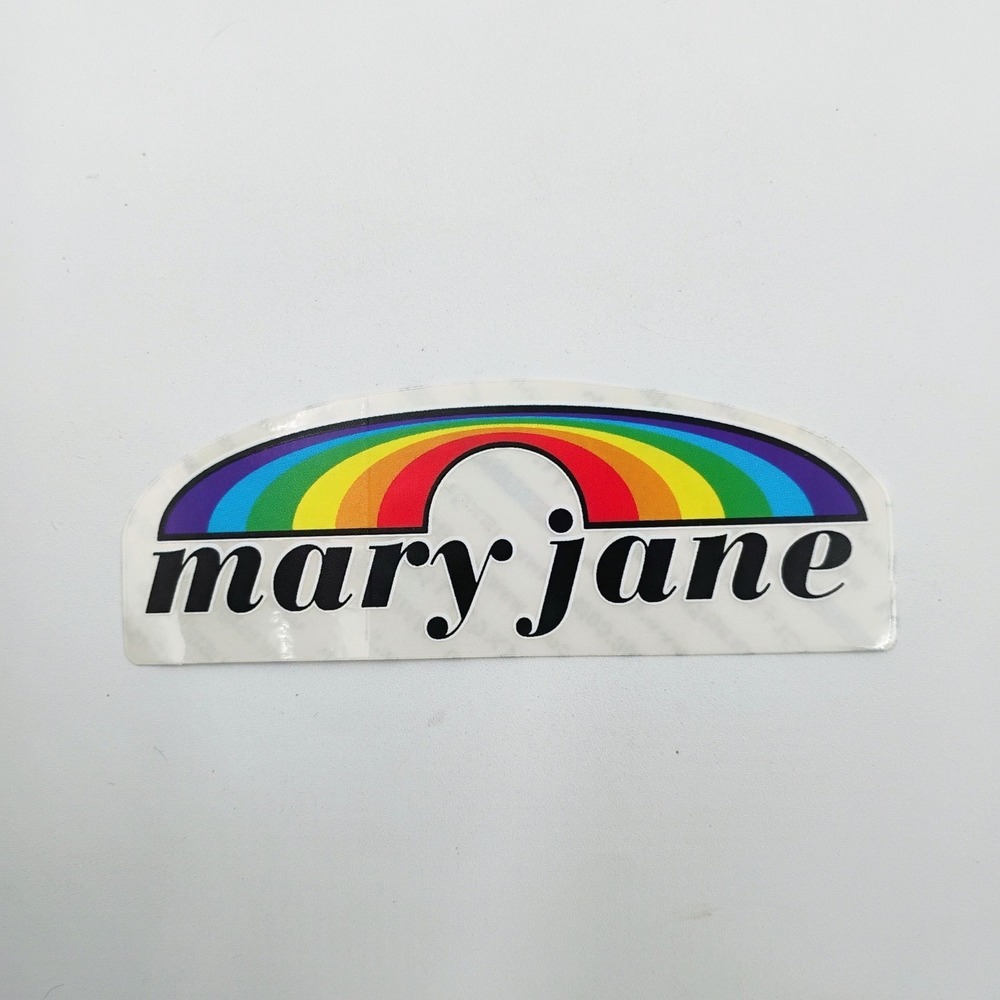 THC Clothing Darkside Mary Rainbow Jane Sticker Decal Graphic Retro Vinyl VTG 90